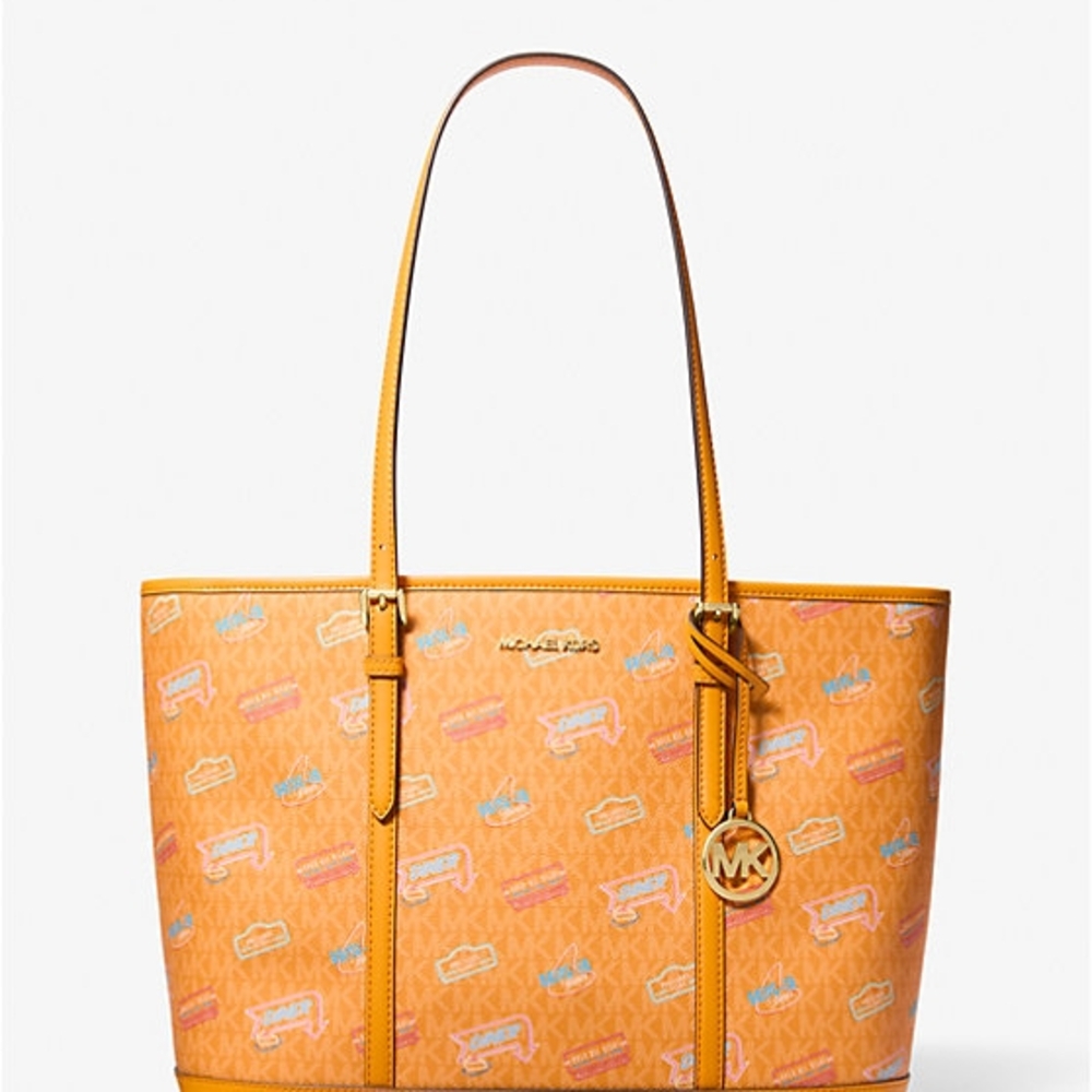 Michael Kors Vibrant Orange Tote